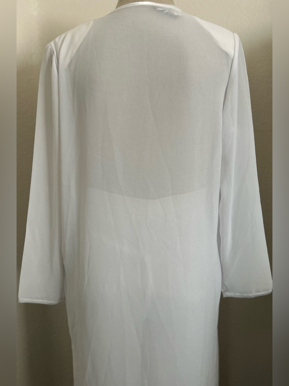 Long Sheer Duster with Rhinestone And Pants - Picture 11 of 15
